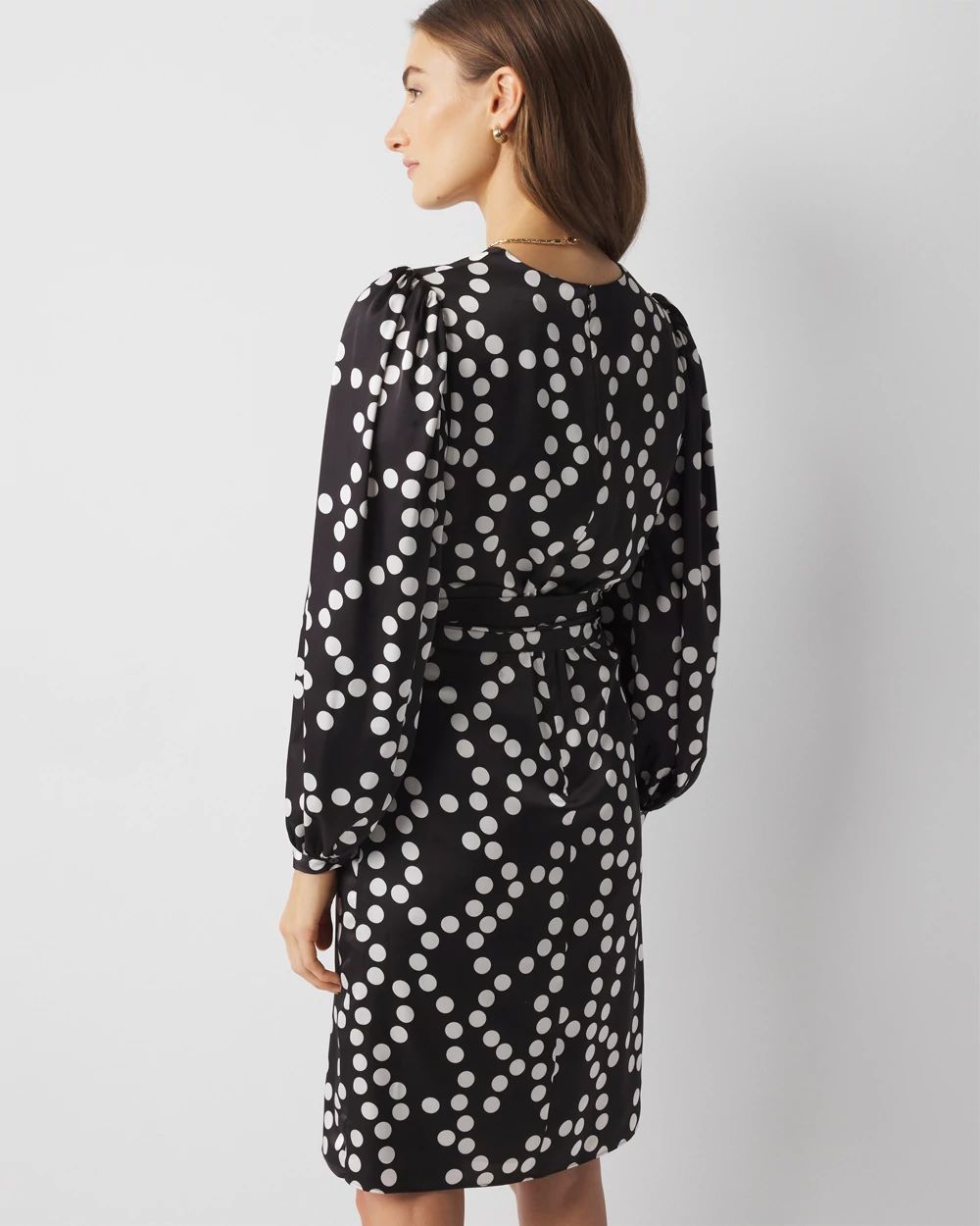 White house black market polka dot dress online